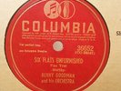 BENNY GOODMAN Six Flats Unfurnished/Why Don't You Do Right COLUMBIA 36652 NOS