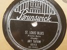 ART TATUM St Louis Blues/Tiger Rag BRUNSWICK 6543 E+ 78RPM HEAR
