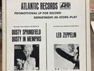 RARE PROMO Led Zeppelin Self Titled Dusty Springfield Memphis LP Record LP Vinyl