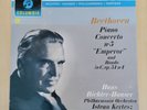 Columbia  SAX 2422 ED1 B/S Beethoven Concerto 5 Richter-Haaser Kertesz EX