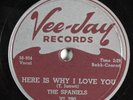 R&B Doo Wop 78 SPANIELS Here Is Why I Love You VEE-JAY VJ-290 E+ HEAR 2004