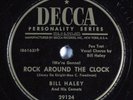 Rock & Roll 78 BILL HALEY & HIS COMETS Rock Around The Clock DECCA V+ HEAR 1932