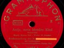 ANTJE MEIN BLONDES KIND + RITTER DER NORDSEE GERMAN WW2 MARSCH RARE WWII 78rpm
