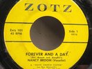 The Zotz - Forever And A Day - OG 1967 Single - PRIVATE GARAGE PSYCH GRAIL