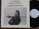 ALBERT STEINMETZ - BACH Partita N°2 for solo violin - Rare private LP Signed