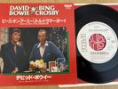 DAVID BOWIE/BING CROSBY- PEACE ON EARTH - PROMO 1982 JAPAN 7
