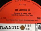 LED ZEPPELIN III - 1st PRESS 1970 - PLUM - Vinyl LP RARE PETER GRANT LABEL
