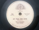 JOSIE Record 78 rpm 760 THE STARLINGS w/ Rhythm My Plea for Love / Music Maestro