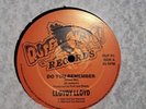 LLOYDY LLOYD - Do You Remember. UK Ruff Kut 12'. 1992 Reggae, Michael Jackson.