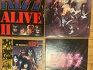 KISS 2 Vinyl LP Alive and Alive II W/ Kiss Evolution Insert + Alive Insert