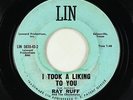 Rock & Roll 45 - Ray Ruff & The Checkmates - I Took A Liking To You - LIN