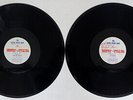 2 US ARMY RADIO Transcription Disc Records FERLIN HUSKY Mac Wiseman FARON YOUNG