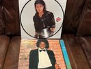 Michael Jackson Bad 25th Anniversary 2012 Picture Disc & Off the Wall 1979 LP