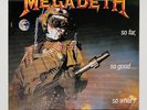 MEGADETH  so far so good so what LP 1.Press 1988 Metallica Slayer Anthrax Exodus