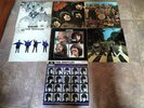 VARIOUS BEATLES VINYL ALBUMS SGT PEPPER RUBBER SOUL REVOLVER HELP ABBEY ROAD ETC