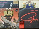 RORY GALLAGHER Deuce LP + Tattoo LP + RUSH Flying ByNight LP + GILLAN GloryRd LP