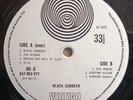 Black Sabbath LP Same UK Large Vertigo Swirl Press OSSIE AMAZING AUDIO & COVER