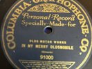 In My Merry Oldsmobile On Columbia Personal Record (RARE) 1 Sided