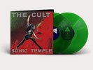THE CULT SONIC TEMPLE, 180G TRANSLUCENT GREEN COLORED VINYL 2LP LIMITED ED. NEW