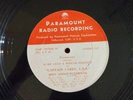 PARAMOUNT RADIO RECORDING Spot Announcements 