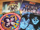 4 KISS RECORDS LOVE GUN,DESTROYER,ROCKAND ROLL OVER & CREATURES OF THE NIGHT