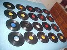 78 RPM RECORDS-20 RECORD MIXED LOT-JOHNNY ACE-CHUCK BERRY-BB KING-JUKEBOX RECORD