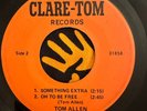 TOM ALLEN - Oh to be free / RARE DRUM MACHINE PSYCH GARAGE SOUL 45 Private