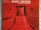 SHED SEVEN - INSTANT PLEASURES + INNER + RED VINYL - SIGNED - 2017 -EX