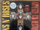 GUNS N ROSES APPETITE FOR DESTRUCTION WITH STICKERS STILL ON FRONT
