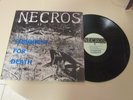 Necros Conquest For Death 1983 Touch & Go 1st Press LP w/poster