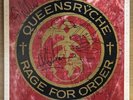 Signed Metal LP - Queensryche - Rage For Order - First Pressing Autographed Rare