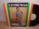 LAMBERT DOUGLAS / LIVING MAN 70s LP 1ST PRESS ROSSO JAMAICA RARE REGGAE DUB