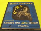 VHTF 2xLP Benny Goodman Carnegie Hall Jazz Concert Columbia SL-160 VG+ / EX / EX
