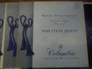 VEGH STRING QUARTET / BARTOK the 6 quartets  / COLUMBIA 33CX 3 LP