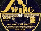 Jack Dieval : I can't get started / Blue skies 78 tours rpm SWING SW. 351