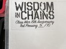 wisdom in chains class war 15th anniversary test pressing 5/10 rare hxc lp sxe