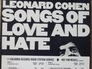 LEONARD COHEN SONGS OF LOVE AND HATE CS 30103 vinyl LP + MFSL inner sleeve M-