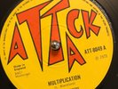 THE THOROUGHBREDS - MULTIPLICATION c/w MORNING RISES - ATTACK LABEL - LISTEN