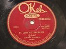 BLUES LONNIE JOHNSON St. Louis Cyclone Blues OKEH 8512  OS