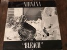Nirvana - Bleach Vinyl Record FIRST UK PRESSING Black 1989
