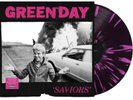 Green Day - SAVIORS - Black Ice with Hot Pink Splatter Vinyl - *PRESALE