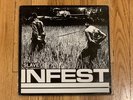 Infest Slave LP Red Vinyl 1997 Draw Blank Deep Six Crossed Out No Comment MITB