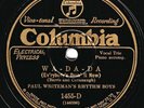 Columbia #1455-D: Whiteman's Rhythm Boys-