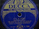 DECCA 7390 Quintet of the Hot Club of France w/Django Reinhardt 78 rpm JAZZ E-