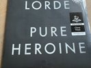 Lorde Pure Heroine Vinyl LP Clear Newbury Comics/1500•Hype Sticker