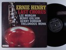 ERNIE HENRY Last Chorus RIVERSIDE LP VG+/VG++ mono japan 1977 reissue y