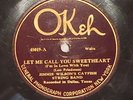 Jimmie Wilson's Catfish String Band 78 rpm on Okeh Snow Dear/Let Me Call You SH