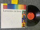 Level 42 Lp 12” Signed 1987  N. M Original Press Lessons In Love