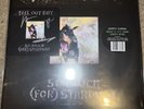 FALL OUT BOY SO MUCH FOR STARDUST GLOW IN THE DARK LP 1/ 2000 + Signed Art Card