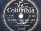 78 RPM - EDITH PIAF - La vie en rose - COLUMBIA DF 3152 - Rare Belgian Pressing